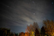 © Wesley Aston - Backyard view of the Idaho nights sky with stars and clouds