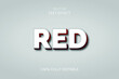 © Sadhin - 3d  red Text effect