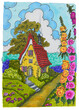 A fabulous house surrounded by lush bushes and flowers