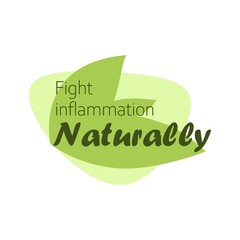 Fight inflammation naturaly product label