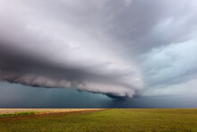 Shelf Cloud And Approaching Storm