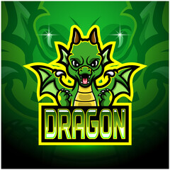 Poster - Dragon esport logo mascot design