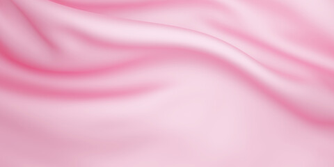 Wall Mural - Pink fabric background with copy space 3d render