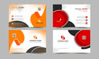 Set of creative business card template and abstract modern cards vector