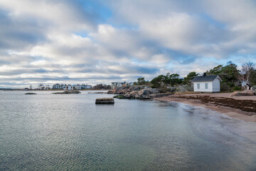 Wall Mural - Coastal view of Hanko city, Finland