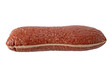 Meat product. Delicious smoked salami sausage. Isolation on white.