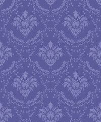 Sticker - Damask Seamless Pattern