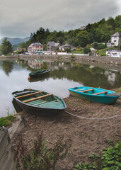 Wall Mural - boats on lake