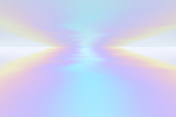 Poster - 90s retro texture. Holographic gradient background. Vector