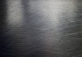 Canvas Print - steel texture black silver texture