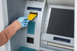 © Prostock-studio - New normal, be safe from covid-19 virus, withdrawals, transfer and financial transactions