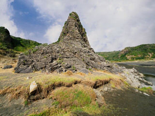 Wall Mural - The Watchman rock at Karekare Beach, Auckland, New Zealand