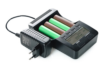 charger with batteries