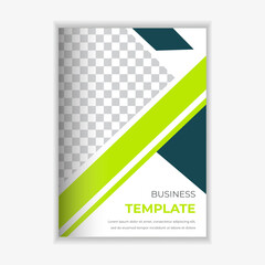 Brochure or flyer layout template. Annual report, book cover design presentation template in A4 size