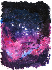 Wall Mural - cosmic scene painting