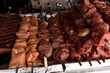 © Plutmaverick - Miscellaneous meat on skewers, ready to be grilled.