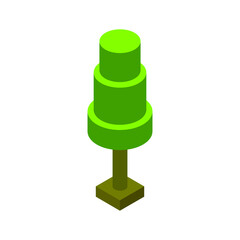 Sticker - Isometric tree