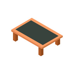 Canvas Print - Isometric coffee table