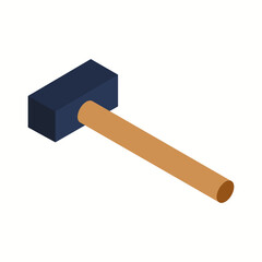 Poster - Isometric hammer