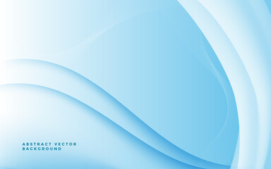 Wall Mural - Elegant Blue wave dynamic background. Blue abstract background with lines and wave.