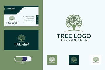 Wall Mural - tree logo design