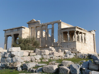 Acropolis of Athen with Parthenon Temple