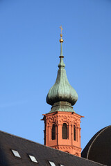 Canvas Print - Neumünsterkirche in Würzburg