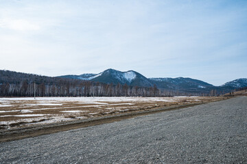 road to baikal, ice of baikal, blue ice of baikal with methane bubbles, transparent ice of baikal, boat on ice