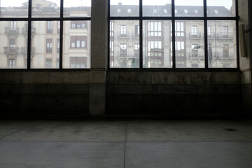 Poster - Interior of a train station in Bilbao