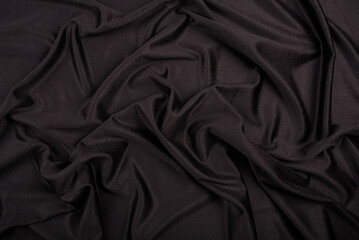 Poster - black satin background