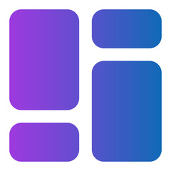 layout gradient icon