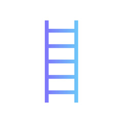 Poster - stairs vector icon with gradient