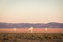 Very Large Array Satellite Dishes In New Mexico