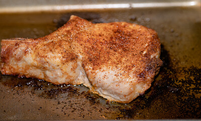 baked pork chop