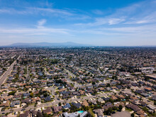Aerial View Of The Anaheim, CA