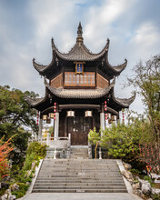 Pavilion In The Park In China