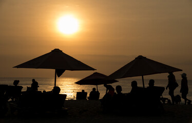 sunset in bali