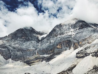 Wall Mural - A beautiful view of mountains