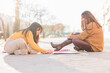 © Sangiao_Photography - ecuadorian and transgender woman prepare banners for 8 march feminism protest
