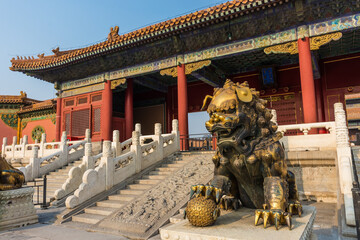 Wall Mural - Amazing view of the Forbidden City of Beijing, China