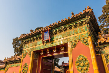 Wall Mural - Amazing view of the Forbidden City of Beijing, China