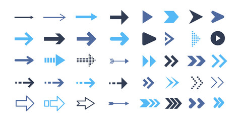 Poster - arrow icon set collections. refresh, reload, undo, recycle, next, forward media ui icons