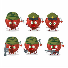 Sticker - A charming soldier broken heart love cartoon picture bring a gun machine