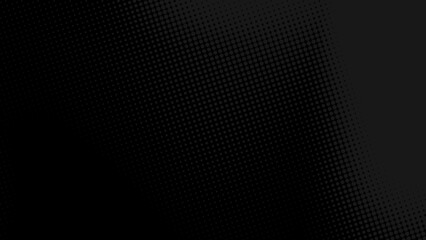 Poster - Abstract dots halftone black gray color pattern gradient texture background.