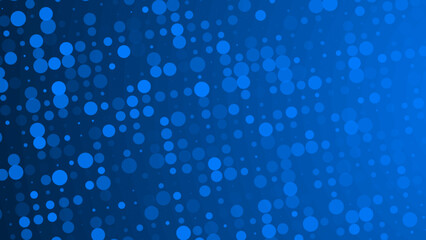 Aufkleber - Abstract dot blue pattern gradient texture technology background.