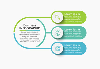Wall Mural - business data visualization. timeline infographic icons designed for abstract background template mi