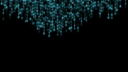 Cyberspace, technology concept animation (4K)