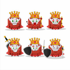 Poster - A Charismatic King red love envelope cartoon character wearing a gold crown