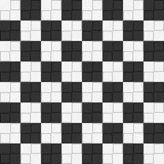 Poster - Checker tile pattern. Vector fur squares tile chess pattern.