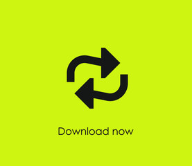 Poster - Reload vector icon. Editable stroke. Symbol in Line Art Style for Design, Presentation, Website or Apps Elements, Logo. Pixel vector graphics - Vector